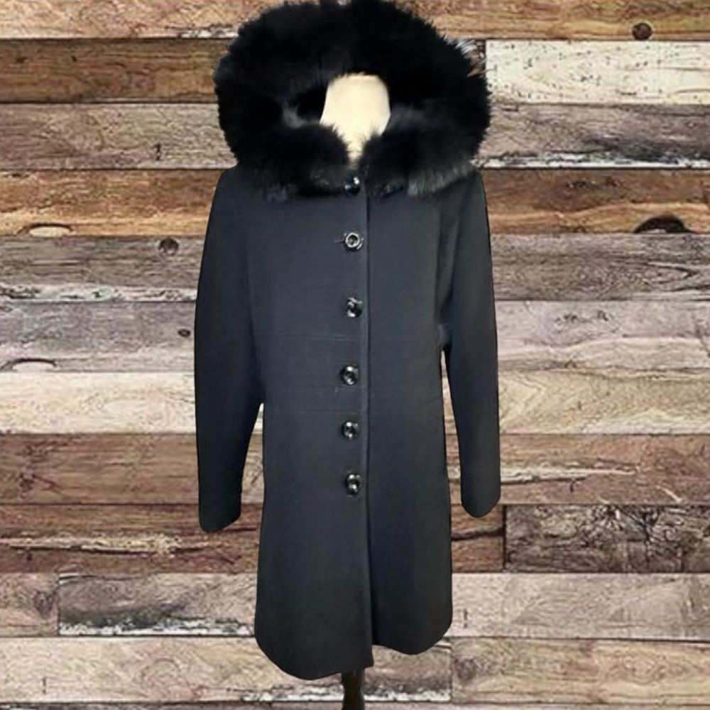 VTG Albert Nipon Heavy Wool Coat